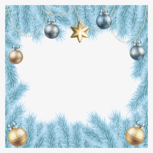 Christmas Transparent Elegant Frame Border Png Border - Free Elegant Christmas Border #1732470