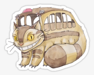 Studio Ghibli My Neighbor Totoro Catbus Watercolors - My Neighbor Totoro #1733052