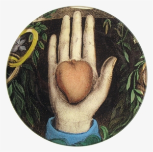 Heart In Hand 5 3/4" Round Plate - John Derian Heart In Hand #1733180
