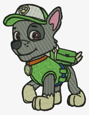 Rocky Paw Patrol Embroidery Designs Cartoon Character - Rocky Paw Patrol Drawing #1733866