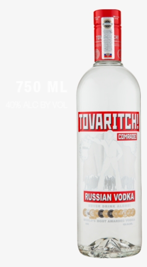 Tovaritch Vodka Comes In Different-sized Bottles Thoughtfully - Tovaritch Vodka Png #1733996