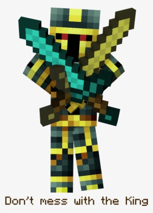 1391296420 King - Minecraft Crossed Diamond Swords #1734462