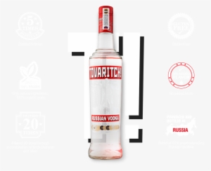 Premium Russian Vodka Is Produced In The Very Heart - Glass Bottle #1734487