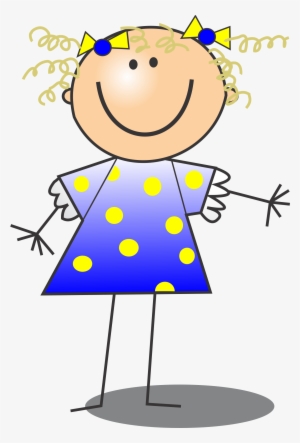 This Free Icons Png Design Of Girl Smiling Stick Figure #1735007