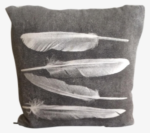 Archival Decor Feather Print Pillow - Feather Print Pillow #1735158