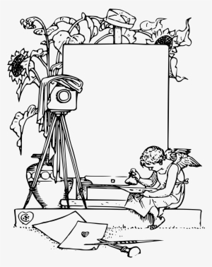 Bookplate With An Angel - Angel Bookplates #1736067