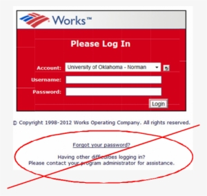 Forgot Password - Bank Of America Works Logo #1736069