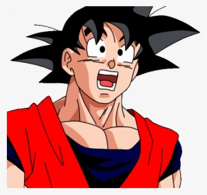 Goku - Goku Surprised Transparent #1736240