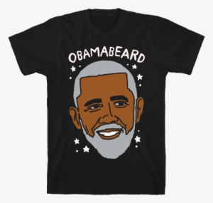 Obamabeard White Print - T-shirt #1737214