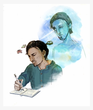 By A Process Of Slowing The Mind, And Writing Down - Illustration #1737381