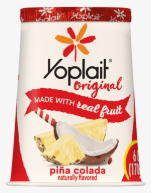 Piña Colada - Yoplait Peach Yogurt #1737516