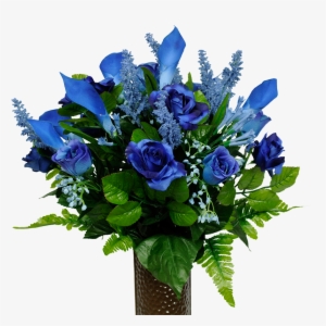 Blue Rose & Calla Lily Mix - Flower #1737857