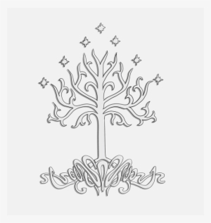 Tree Of Gondor By Elinah-d4xc3wf - White Tree Of Gondor #1738330