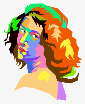 This Free Icons Png Design Of Pop Art Female Face #1738697