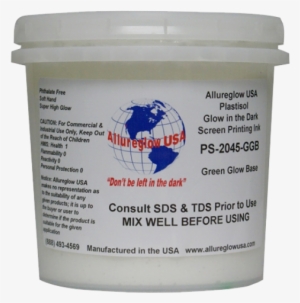 Allureglow Plastisol Ink Glow In The Dark Pale Green/ - Plastisol #1738937