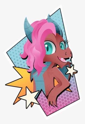 Ii-art, Bust, Dragon, Dragoness, Effects, Female, Mina, - Art #1738938