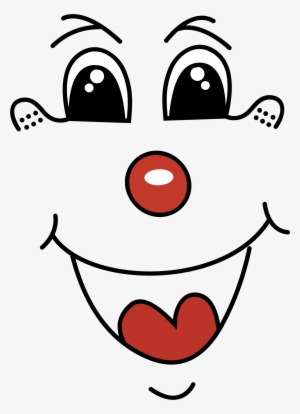 This Free Icons Png Design Of Clown Face Line Art #1739106