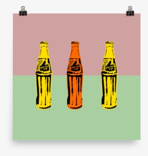 Thums Up Pink/mint Pop Art - Glass Bottle #1739377