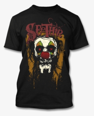 Clown Face T-shirt - Blood Skull Twin Duvet #1739463