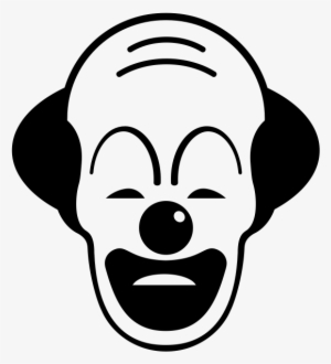 Clown Black And White Png #1739693