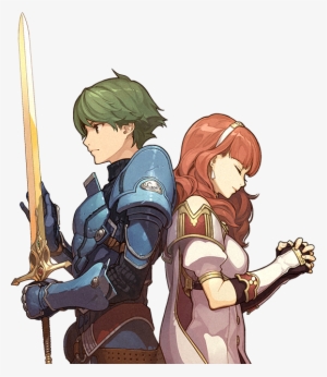 Alm And Celica - Fire Emblem Echoes Shadows Of Valentia #1739822