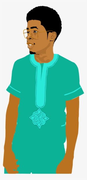 This Free Icons Png Design Of Young Black Man #1740909