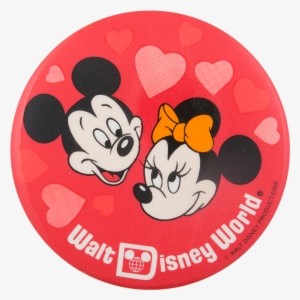 Walt Disney World Hearts Entertainment Button Museum #1740961