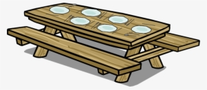 Picnic Table Sprite 004 - Transparent Picnic Table Clipart #1741049