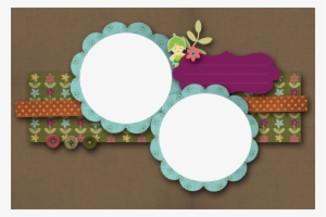 2 Circle Photos, - Cute Png Book Frames #1741081