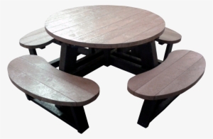 Round Large Picnic Table - Round Picnic Table Png #1741134