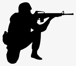 Black, Icon, Outline, World, War, Symbol, Drawing, - Soldier Clipart 