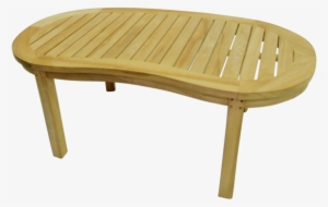 Banana Peanut Curved Coffee Table - Bench #1741585