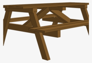 Picnic Table Clipart Illustration Png - Picnic Table Clip Art #1741898