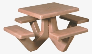 Concrete Square Top Table - Picnic Table #1741920