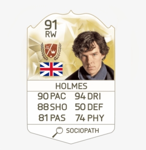 Creat Your Own Fifa 16 Official Card - Anime For Sherlock S4 Short Curly Dark Brown Heat Resistant #1742344