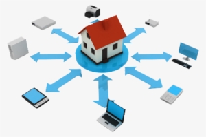 Networking Png Image - Interconexion De Dispositivos Domotica #1742495