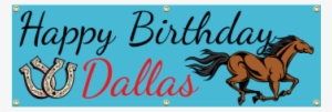 Horse Themed Birthday Banner #1742741