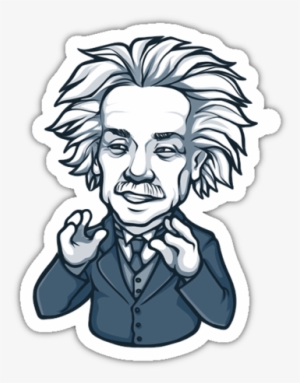 Telegram Albert Einstein - Albert Einstein Caricatura Png #1743475