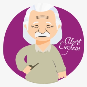 Physicist And Nobel Prize Winner In 1921, He Was Born - Cartoon #1743540