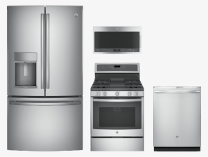 Ge® Profile™ 4 Piece Kitchen Package Stainless Steel #1743928