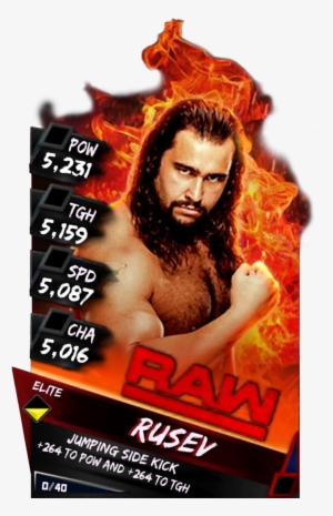 Supercard Rusev S3 Elite Raw 9623 - Wwe Supercard Elite Seth Rollins #1744314