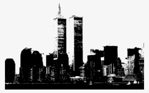 Share This Image - Twin Towers New York Vector #1744387