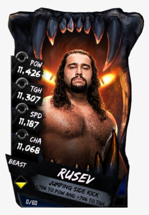 Rusev S4 16 Beast5 - Wwe Supercard Beast Cards #1744410