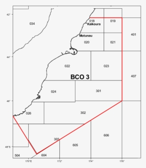 Blue Cod Quota Management Area Bco 3 And Statistical - Motunau #1745220