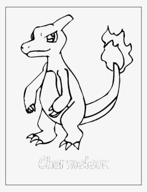 Charmander Coloring Page With Charmeleon Pokemon Also - Pokemon Coloring Pages Charmeleon #1745339