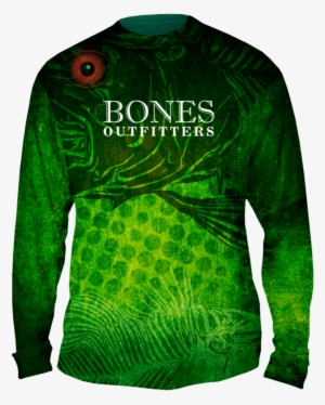 Red Eyes Largemouth Bass Long Sleeve - Sleeve #1746094