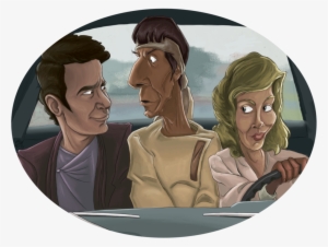 Jpg Black And White Stock Farfri Funny Iv Scene By - Funny Star Trek Art #1746164