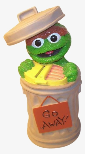 Oscar The Grouch Sesame Street Trash Can Bank Go Away - Party #1746665 Oscar The Grouch Sesame Street Trash Can Bank Go Away - Party #1746665