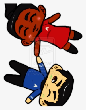 Spock & Uhura Images The Only Exception Hd Wallpaper - Cartoon #1747183