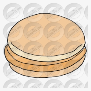 Chicken Sandwich Picture For Classroom Therapy Use - Chicken Sandwich Clip Art #1747433
